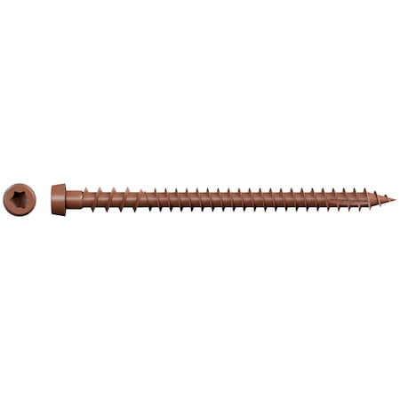 Simpson Strong-Tie Deck-Drive DCU Composite Collated Deck Screw, Cap Head, #10 Screw, 2-3/4 in OAL, 6-Lobe Drive, Quik- DCU234SRD