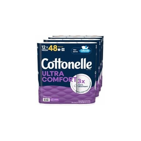 Cottonelle Kimberly-Clark Professional Ultra Comfort Toilet Paper - 2 Ply - White - Paper, FiberPack, 4PK 55494