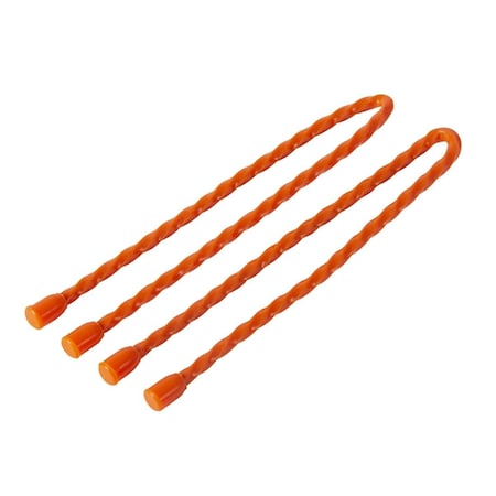 Gardner Bender 12 in. Orange Wrap Twist Tie, 2PK CWTT-122