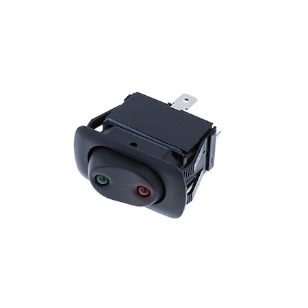 Switch Components Sealed Rocker IP56 Waved, 4P SPDT ON-OFF-ON, Red/Green LEDs SRA2-1F-DC-1-RG