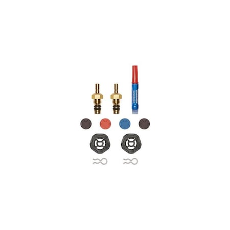 Testo Repair Kit, Black/Blue/Red 0554 5570