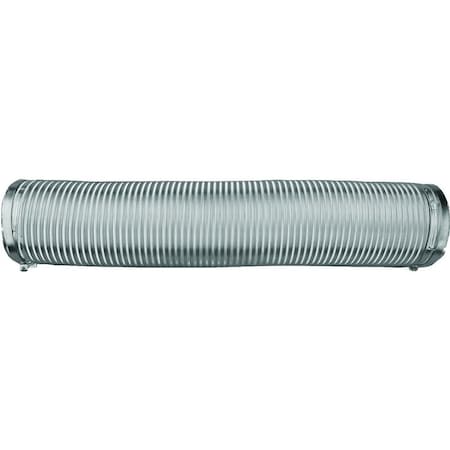 Builders Best Flexible Dryer Transition Duct Soft-Cuff, 8 ft L, Aluminum 110131