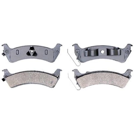 R/M Brakes RM Brakes SGD666C Brake Pad Set, Ceramic - 1994-1998 Jeep Grand Cherokee R53-SGD666C