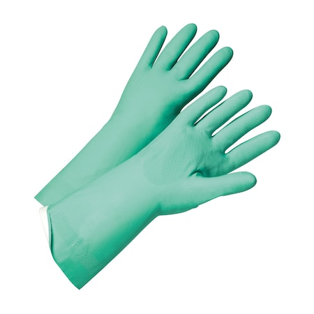 Pip Unsupported Nitrile, Flock Lined with Raised Diamond Grip, 18 Mil, 12PK 52N104/9