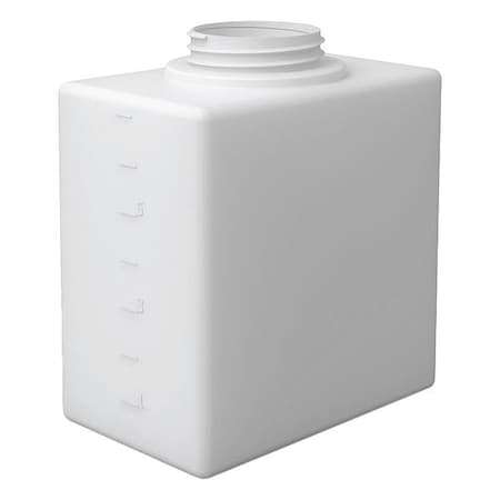 Norwesco Utility Tank, 18 in, White, Rectangular 44852-DS
