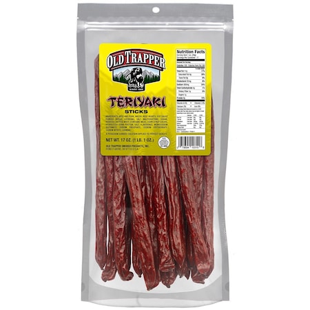 Old Trapper Teriyaki Snack Stick 17 oz Bagged 10310T