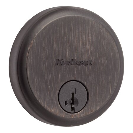 Kwikset Residential Deadbolts Single Cylinder Reversible Venetian Bronze 258-11PS.STRKP