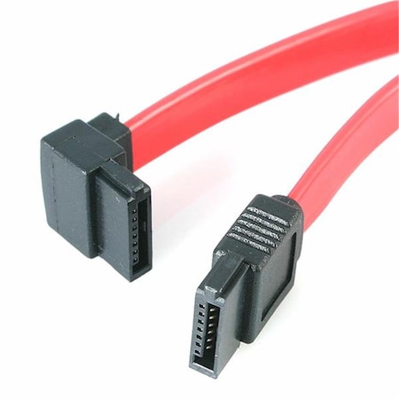 Ezgeneration 12 in. SATA to Left Angle SATA Serial ATA Cable EZ712536