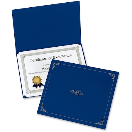 Oxford Letter Certificate Holder, Blue, 5PK OXF29900235BGD