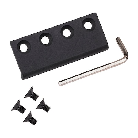 Renin Spectrum Series BD125-MB Track Joiner Kit, 250 lb, Matte Black BDB125-MB