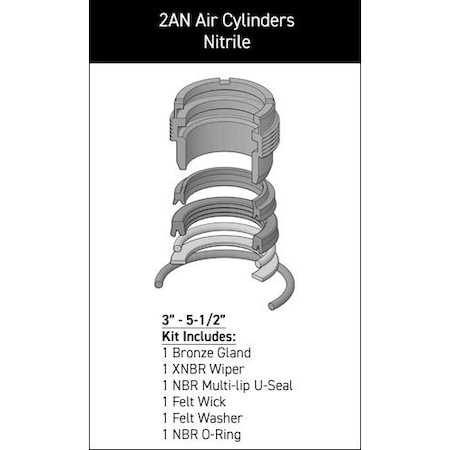 Parker Aftermarket Parts PKH-RG2AN00451, RK-I-U-1-4.500, PARKER KITS PKH-RG2AN00451