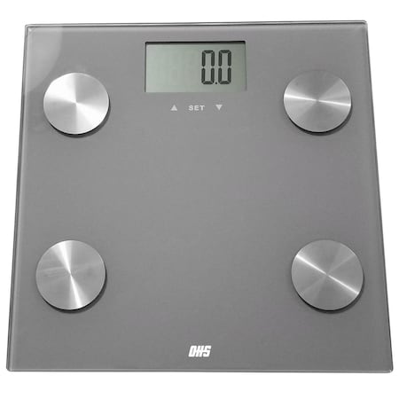 Moon Knight Optima Home Scales Figure Bathroom Body Weight Scale, Grey OP385090