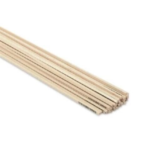 Midwest Products 0.12 x 0.12 x 36 in. Bass Strips - 36 Piece MID8044