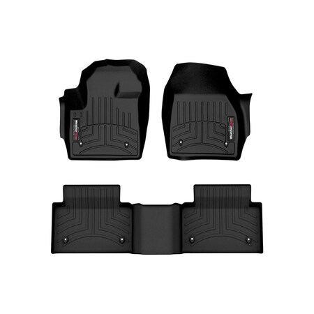 Weathertech Black, Front and Rear Floorliners 441686-1-2