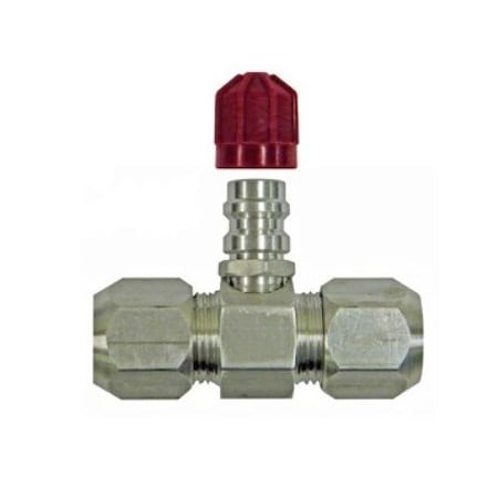 S.U.R. & R. Auto Parts 1/2" SRVC PORT VALVE - HIGH SIDE (1) SRRAC412H
