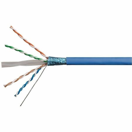Monoprice &TRADE, 23AWG CAT6A 550MHZ F/UTP SOLID, RISER, RATED CMR BULK PU 41485