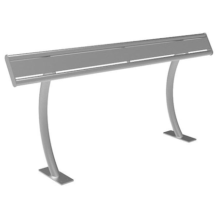 Ultraplay Outdoor Bench, 72 in L, Black 13SM-HS6