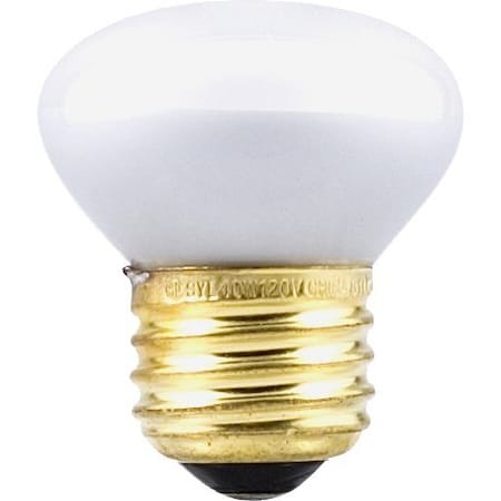 Ledvance/ Sylvania Incandescent R14 Reflector Lamp Inside Frost Finish Medium AluminumBase 40Watt 120Volt 40R14/RP-120V/14819