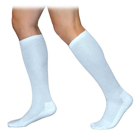 Sigvaris Cushioned Cotton 20-30 Mm.Hg Small Short Women Calf- White 362CSSW00