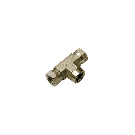 Apache T-Hydraulic Adapter Steel 3/8" D X 3/8" D 39035912