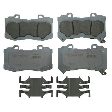 Wagner Brake OEX Front Disc Brake Pad Set Premium Ceramic, OEX1802