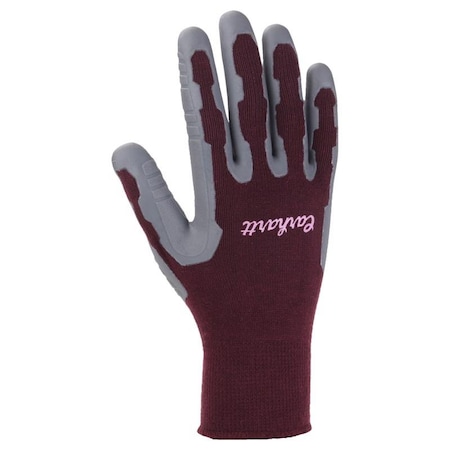 Carhartt Women's Indoor/Outdoor Grip Gloves Purple M, Pair GC0698WDUSPLU-M