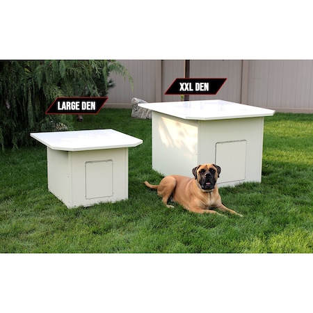 K9 Kennel Store XXL Heavy Duty Powdercoated Metal Large Breed Dog House Den DENXXL-PC
