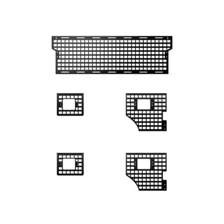 Putco Molle Panel, Use To Mount Bags/ Trail Gear/ Tools/ High Lift Jacks/ Axes/ Shovels/ RotopaX/ Maxtrax 195121
