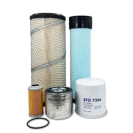 Hero Preventative Maintenance Kit Kubota KX057-4 Excavator S/N 25000 & Below MSU-KA-0199