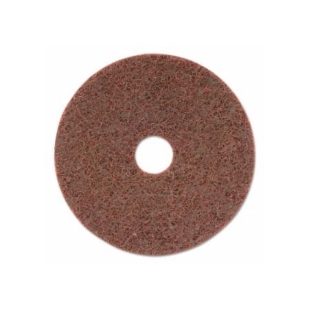 Cgw Abrasives Finishing Disc, Hook-and-Loop with Arbor Hole, 4-1/2 in dia, 12,000 RPM, Tan, 10PK 421-70029