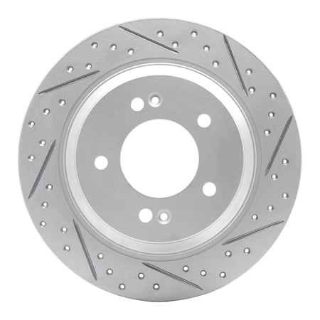 Dynamic Friction Co DFC Geoperformance Rotor - Drilled and Slotted 830-21014R