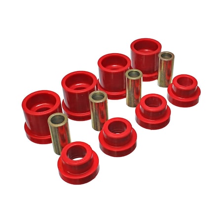 Energy Suspension Body Mount Bushings, Red; Polyurethane 7.1117R