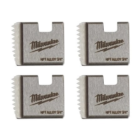 Milwaukee Tool Pipe Threading Die Head, Pipe, PK4 48-36-1107