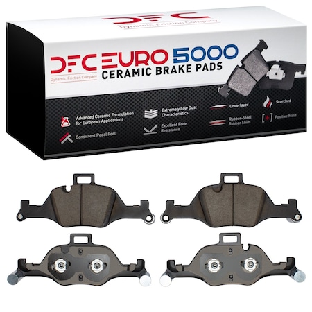 Dfc 5000 Euro Ceramic Disc Brake Pad Set,  1600-2060-00