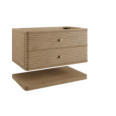 James Martin Vanities Allamari 36" Single Vanity Cabinet, Dune Mist D640-V36-DMS