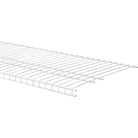 Closetmaid SuperSlide 8 ' W.x16''D. Ventilated Closet Shelf Wht 473600