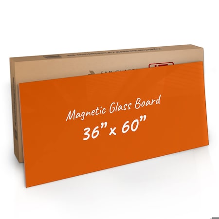 Fab Glass And Mirror Glass Dry Erase Board (36in x 60in GBZ36x60-SB623
