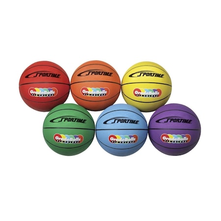Sportime Gradeball Rubber Mini Basketballs, 11 in., 6PK 1599276