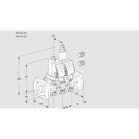 Honeywell Kromschroder VCS3E50F/60F05NLWSR/PPPP/PPPP VALVARIO T KS88103273