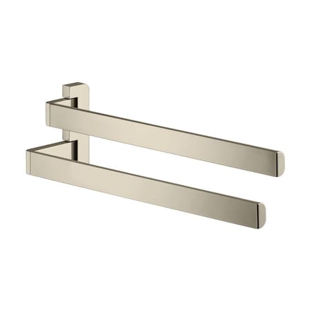 Axor Universal SoftSquare Dual Towel Bar in Polished Nickel 42821830