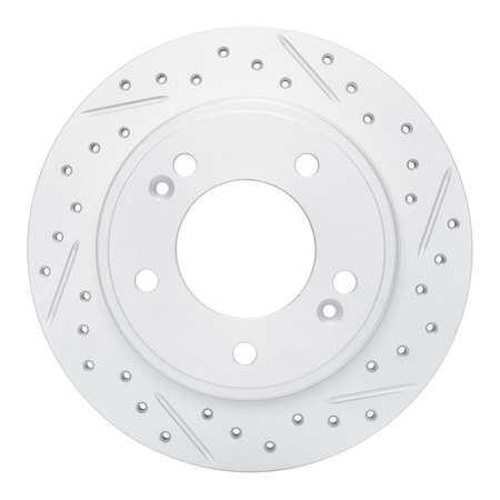 Dynamic Friction Co DFC Geoperformance Rotor - Drilled and Slotted 830-03037R