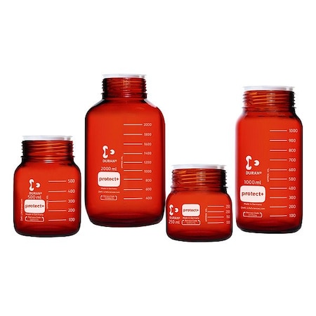 Duran Safety Coated Btl, Boro Gls, 105mm H, PK10 218663686