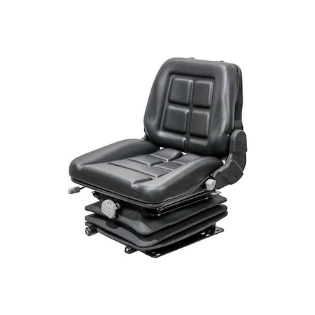 Uni Pro 405 Mechanical Suspension Seat Black Vinyl 7881