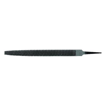 Crescent Nicholson Rasp, 10In, Half Rd Pattern, 2Nd Cut, #49, Bx 18846N