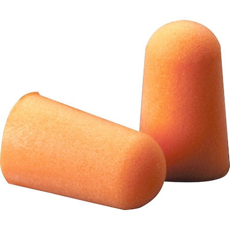 3M No Foam Bullet Shape, 29 dB, Orange 1100