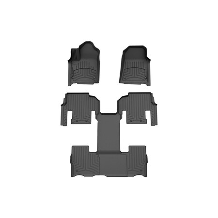 Weathertech Black, Front and Rear FloorLiner HP 441704-1-4IM