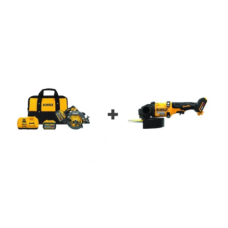 Dewalt Circular Saw Kit w/ Bonus 7" Grinder DCS578X2/DCG440B