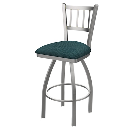 Holland Bar Stool Co 810 Contessa Stainless Steel 36in Swivel Bar Stool with Graph Tidal Seat 81036SS022