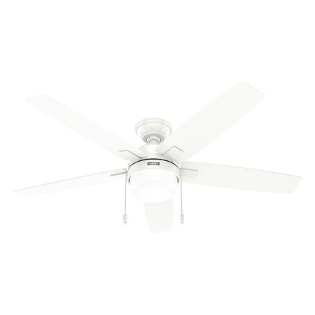 Hunter CeilingFan, Gray/White, 52inDia, 5Blade 52773