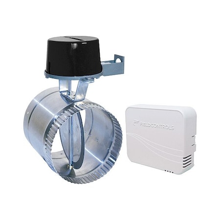Field Controls Motorized Damper, Flat Blade, 2 in wc FCD-7